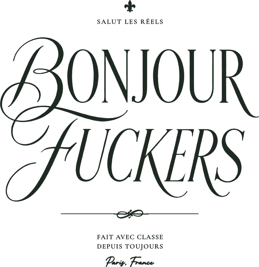 Taschenprint Bonjour Fuckers